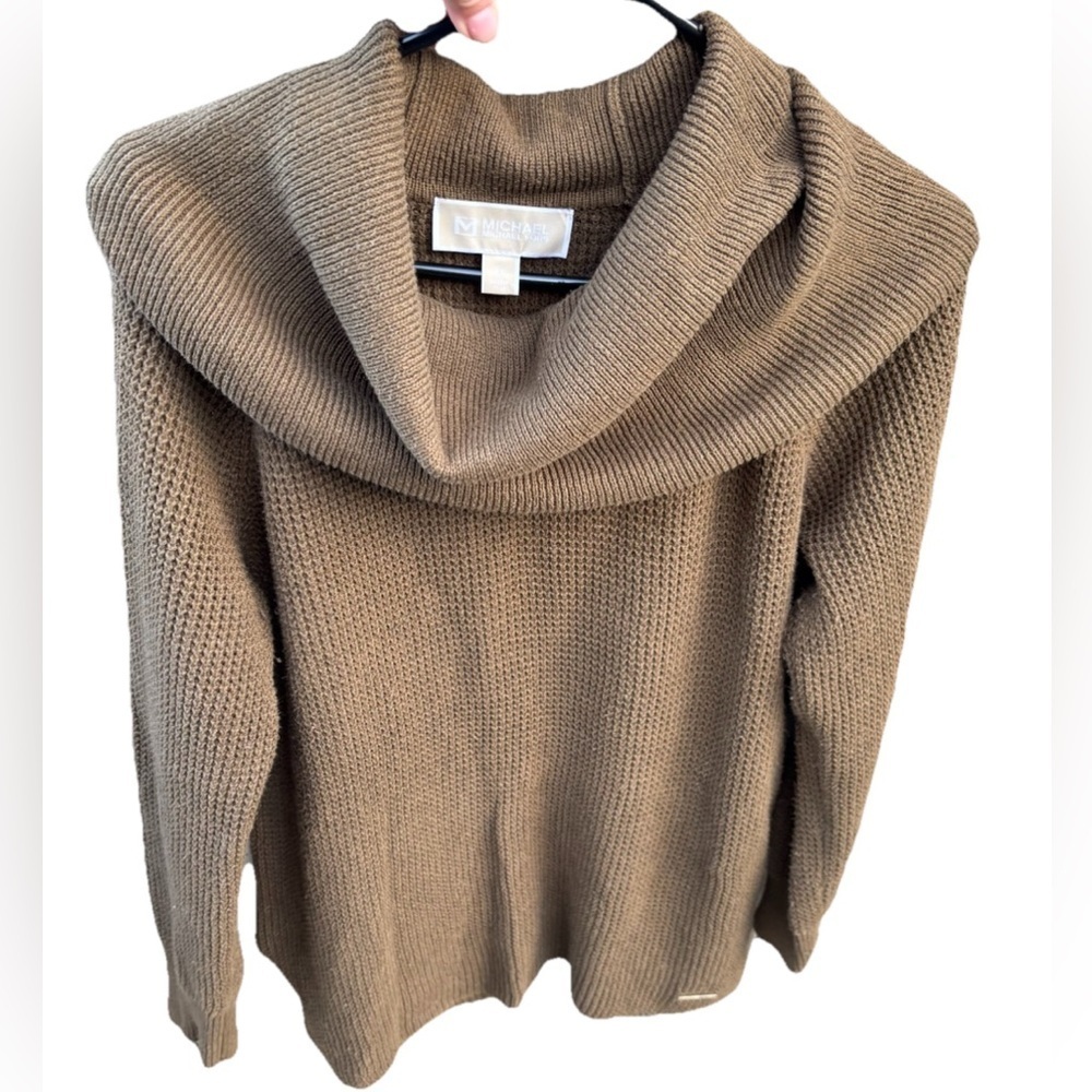 MICHAEL Michael Kors knit cowl-neck sweater size medium women’s